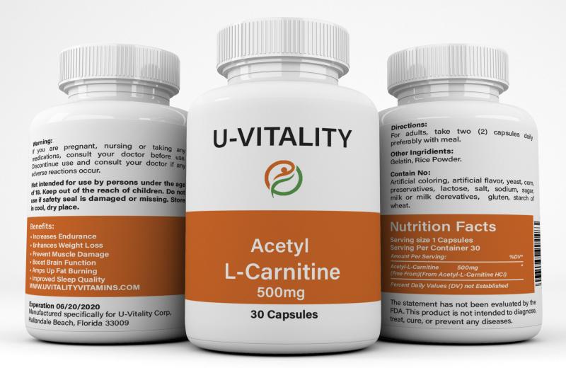 Acetyl L-Carnitine 500 mg
