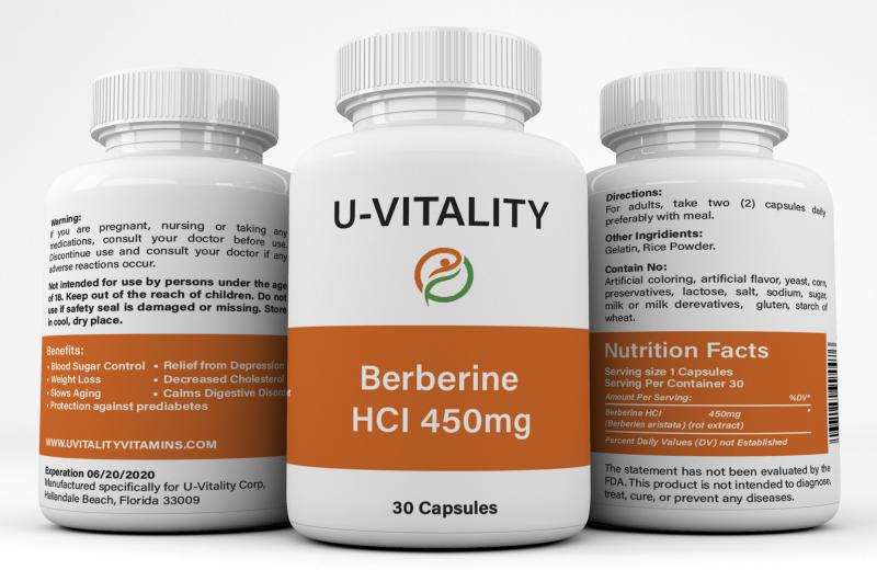 Berberine HCI 450mg